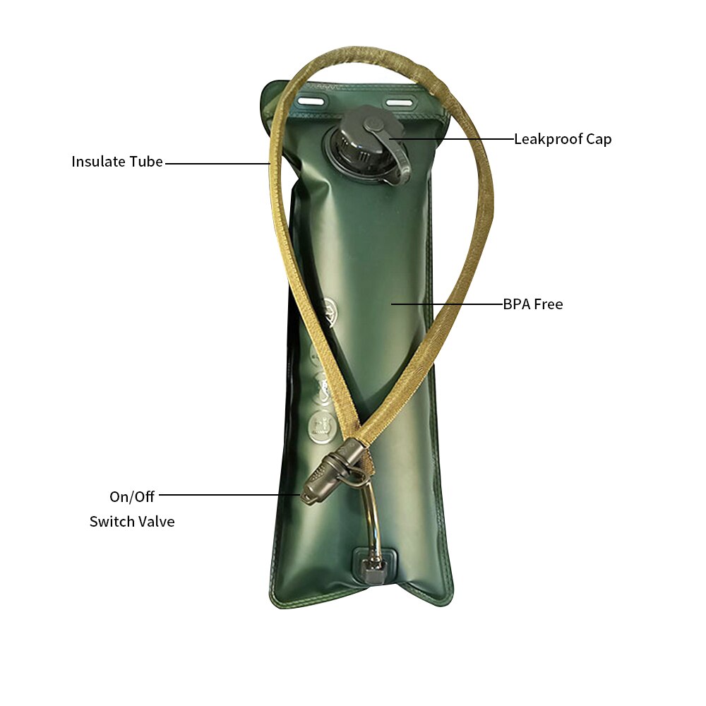 LANDGAP Water Bladder Hydration Backpack