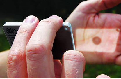 LANDGAP Survival Mirror with Whistle/Compass | Emergency Signal Glass Mirror