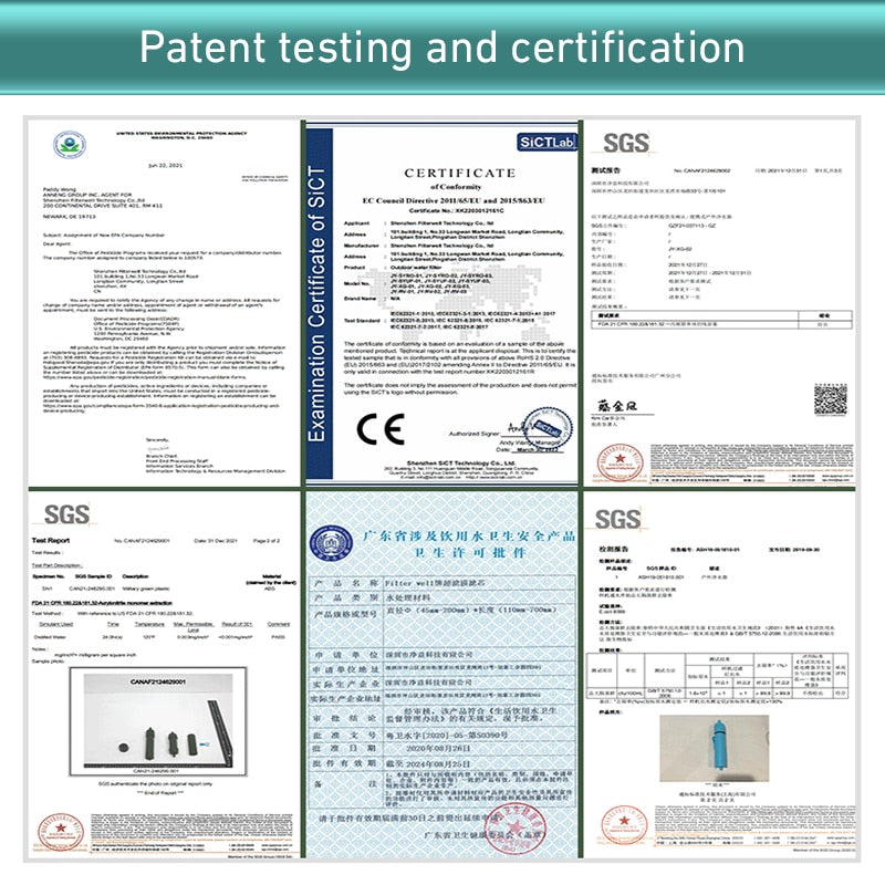 LANDGAP Survival Water Filter